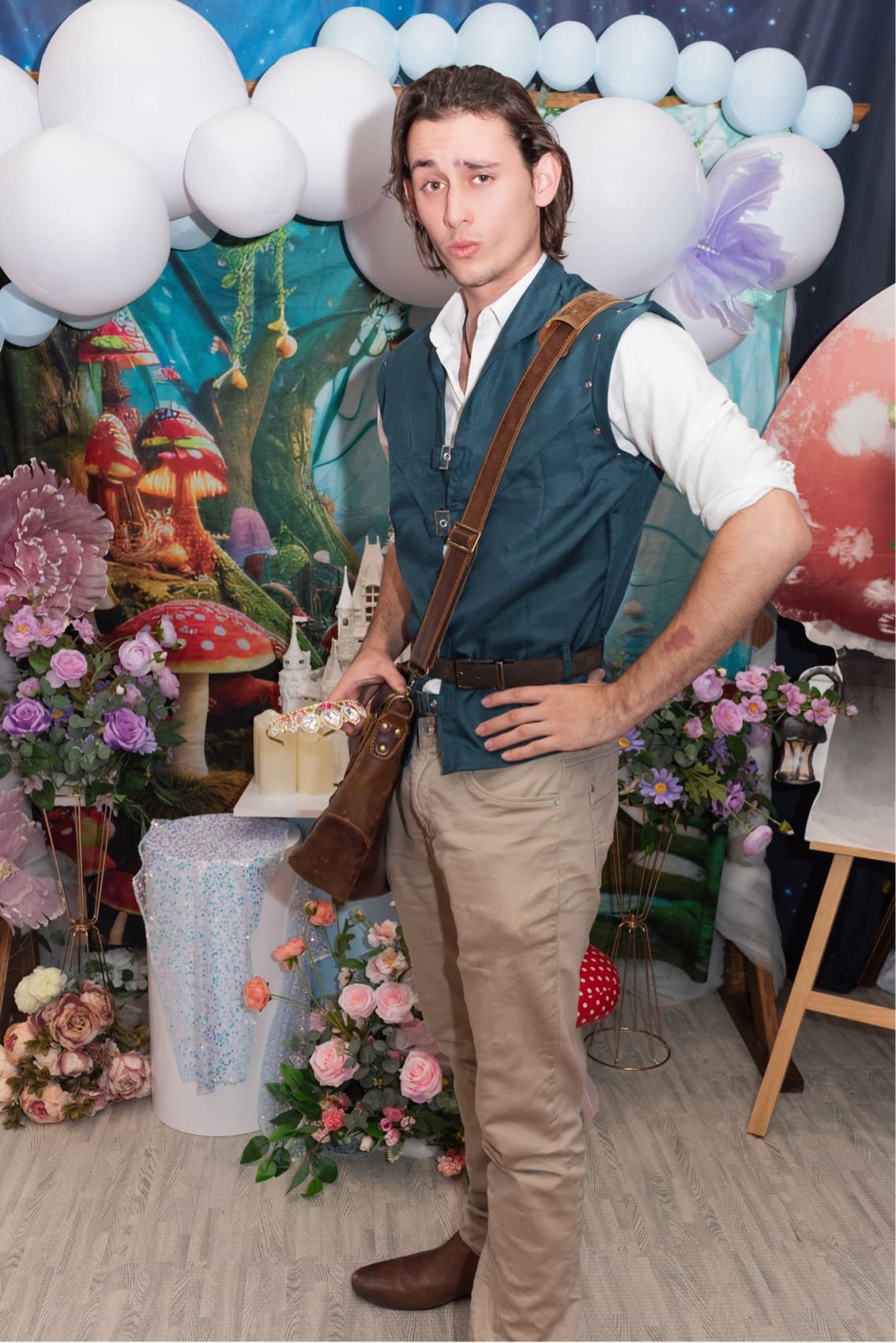 Alex in character