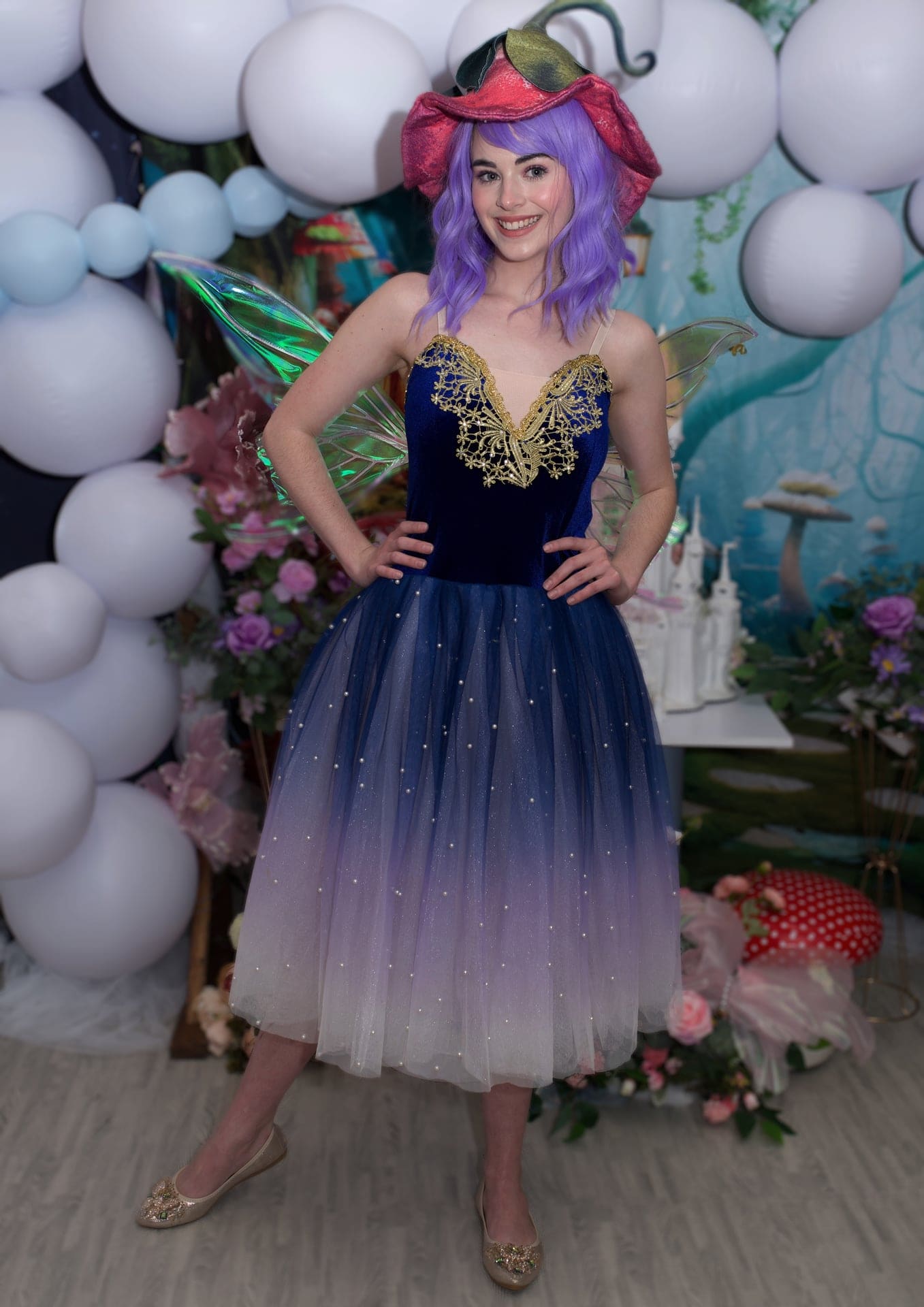 Alice B in character