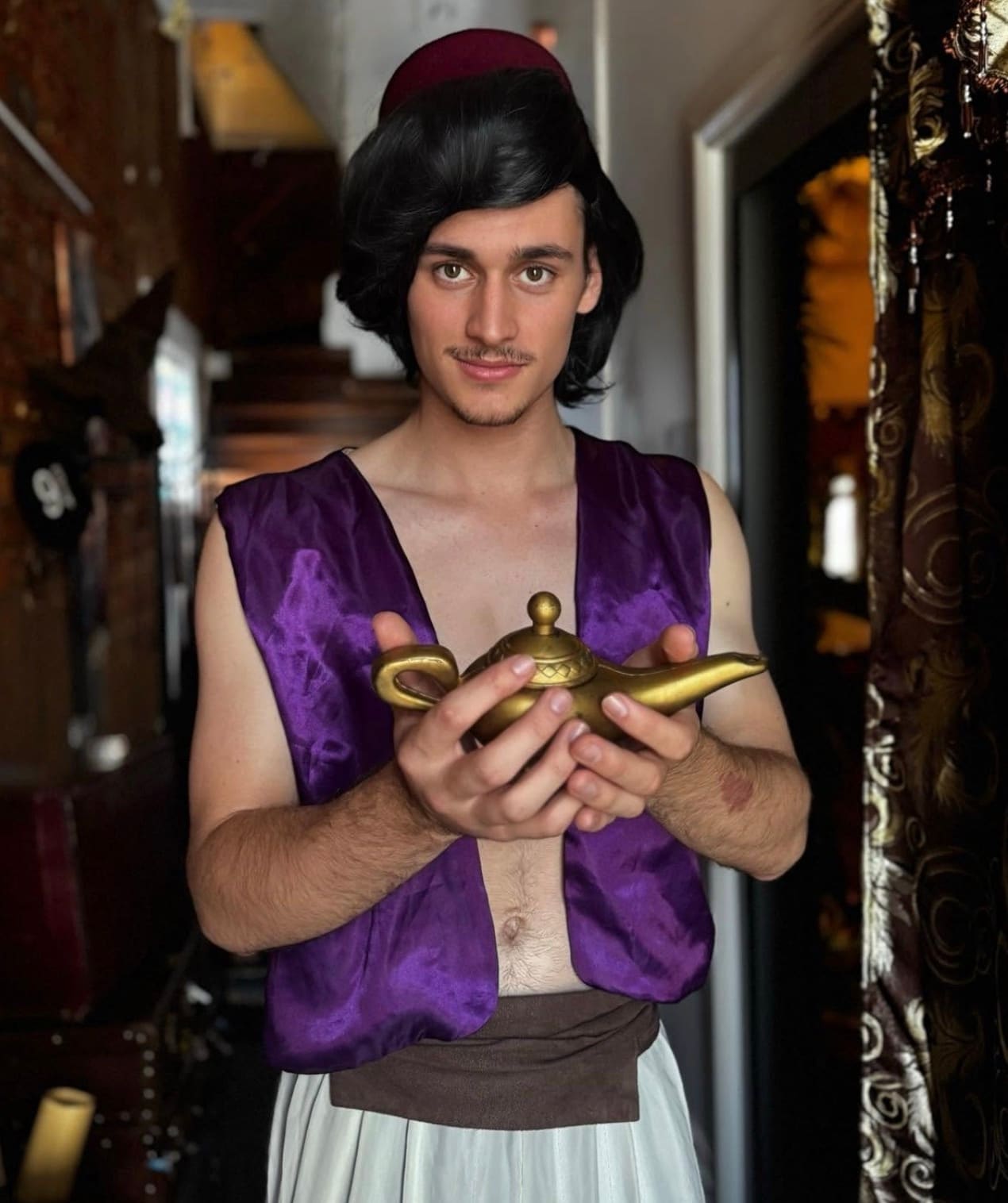 Alex in character