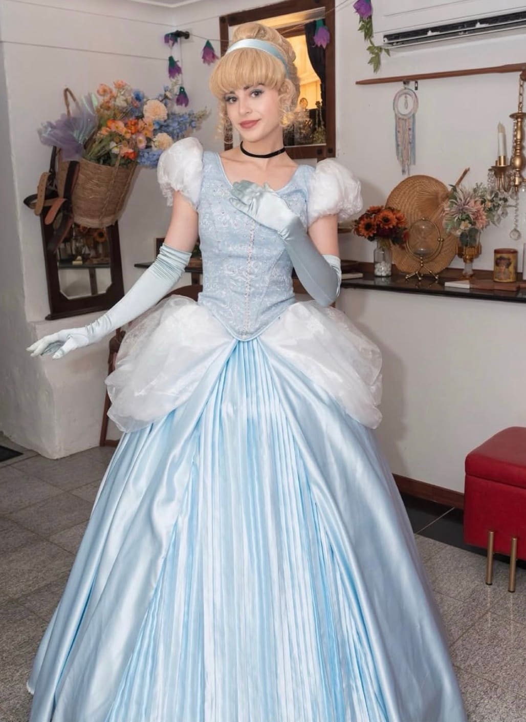 Alice B in character