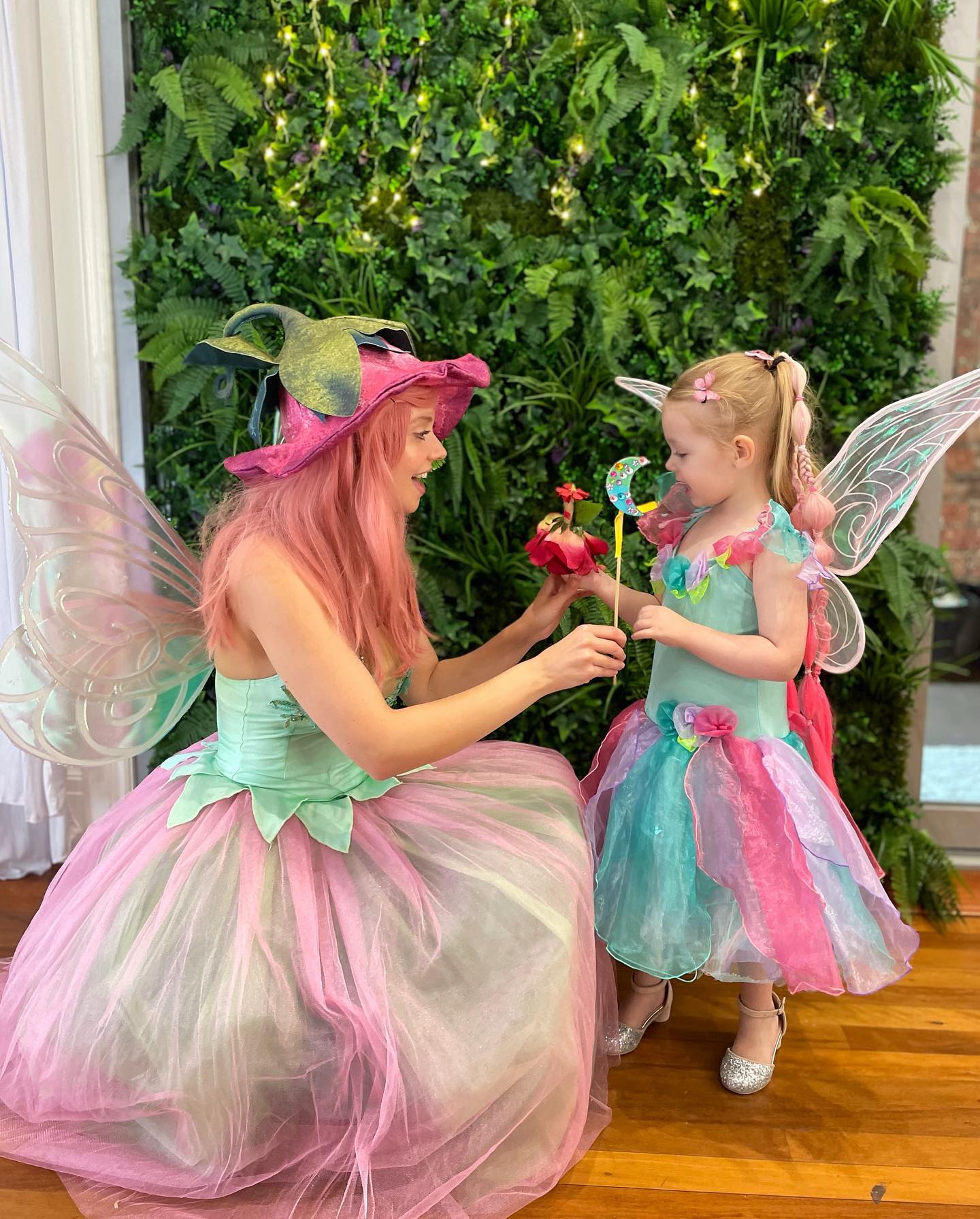 Children's character party entertainer at a home celebration in Brightwater (Sunshine Coast), QLD